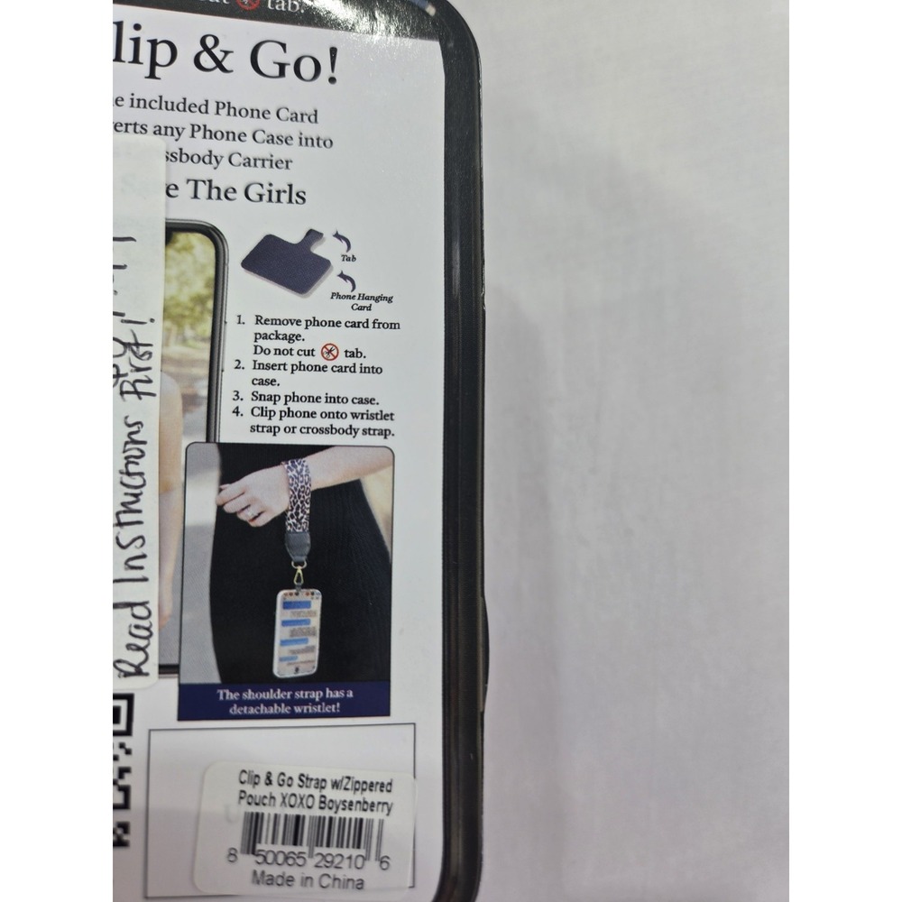 Save the Girls Crossbody Chain Pouch Clip Go Wallet - Picture 4 of 5
